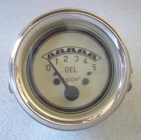 Öldruckmanometer mechanisch Einbaumaß 60 mm