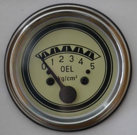 Öldruckmanometer, mechanisch, Hanomag 227