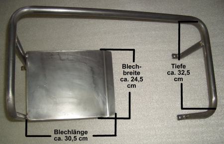 Sitzgestell Länge 61 cm