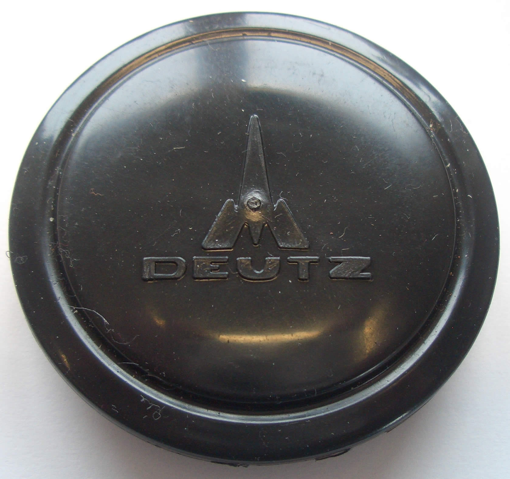 Oldtimer Jehle - Abdeckkappe mit Deutz Emblem Ø 50 mm für Lenkrad