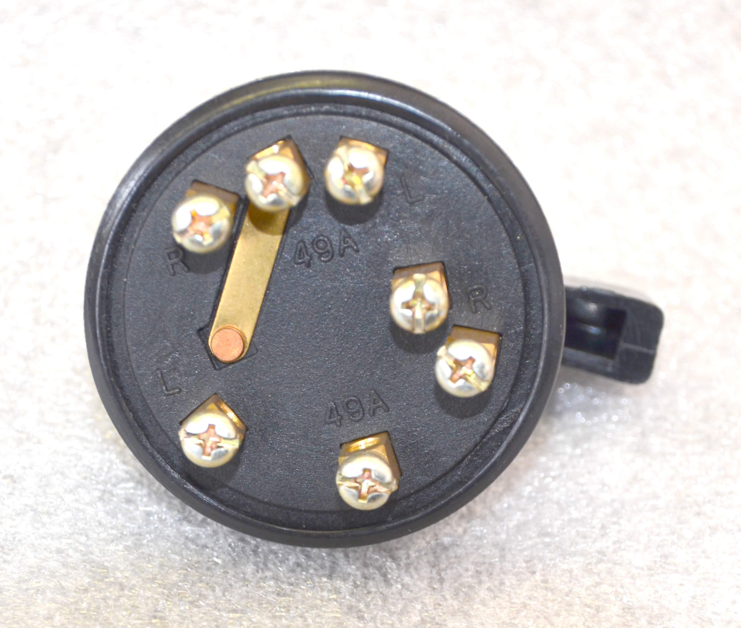 Oldtimer Jehle - 2-Kreis Blinkerschalter mit Kontrollleuchte im Griff