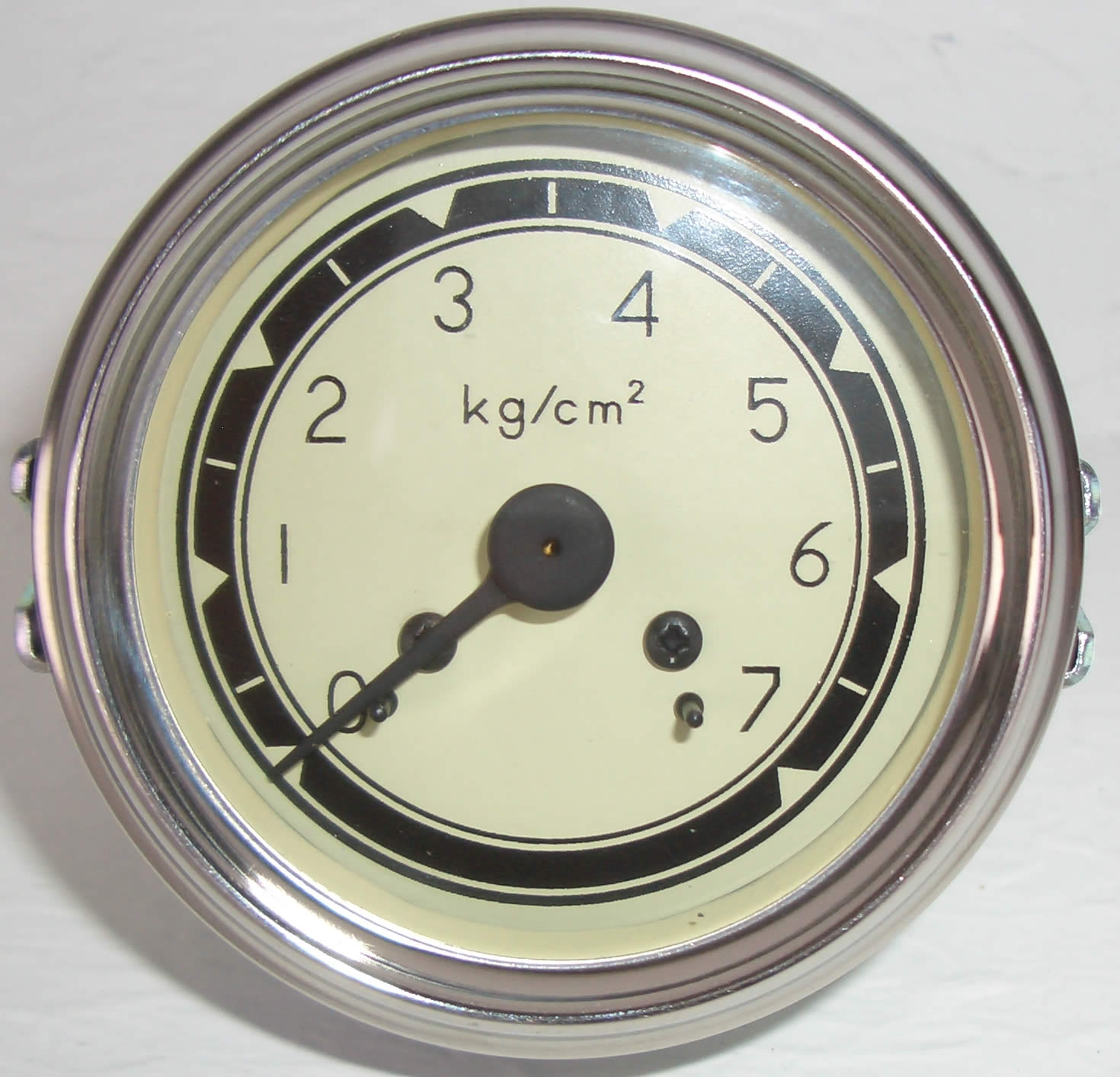 Oldtimer Jehle - Öldruckmanometer mechanisch Einbaumaß 60 mm