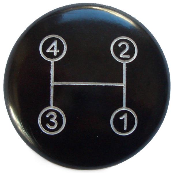 Schaltknopf mit Schaltschema