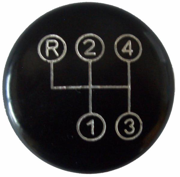 Schaltknopf mit Schaltschema
