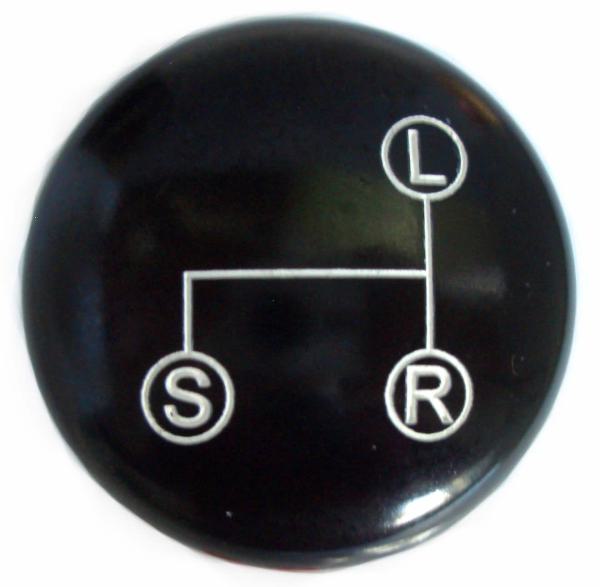 Schaltknopf mit Schaltschema