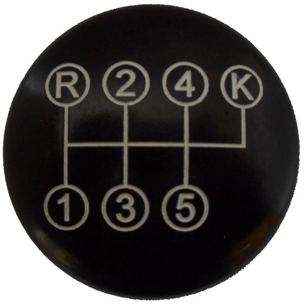 Schaltknopf mit Schaltschema