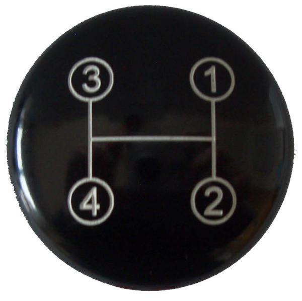 Schaltknopf mit Schaltschema