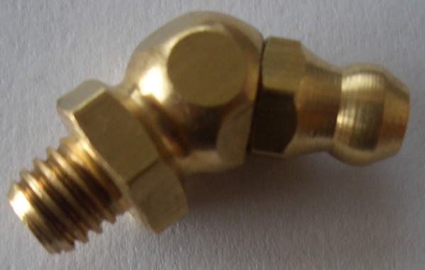 Schmiernippel aus Messing H2 M6x1