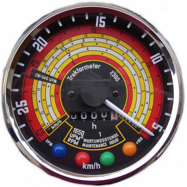 Traktormeter passend für Deutz links drehend