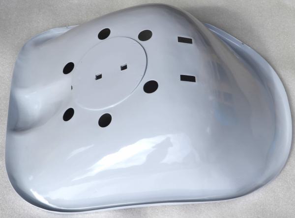 Sitzschale aus Metall "Modell Hochlehner"