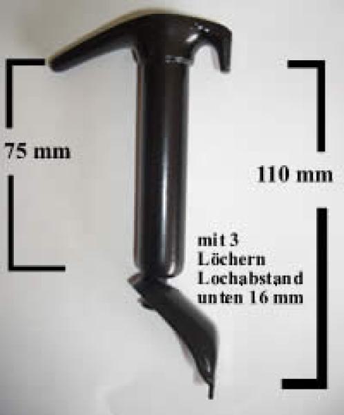 Haubenhalter aus Metall