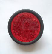 Runder Rückstrahler Ø 55/68 mm mit Gummirand