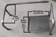Sitzgestell Länge 61 cm
